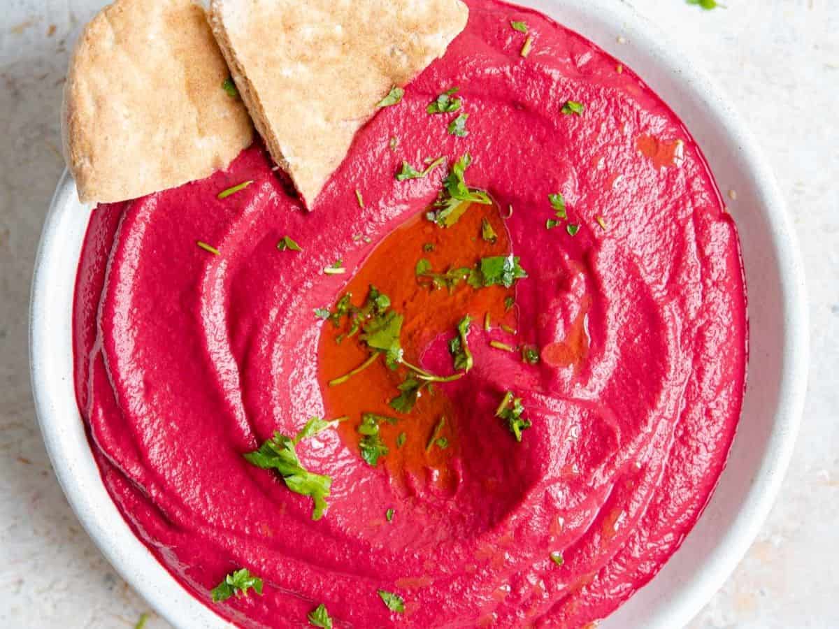 Beet Hummus - Preppy Kitchen