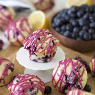 Blueberry Muffins with Sour Cream