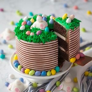Bunny butt cake