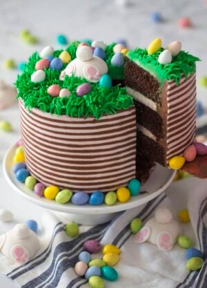 Bunny Butt Easter Cake