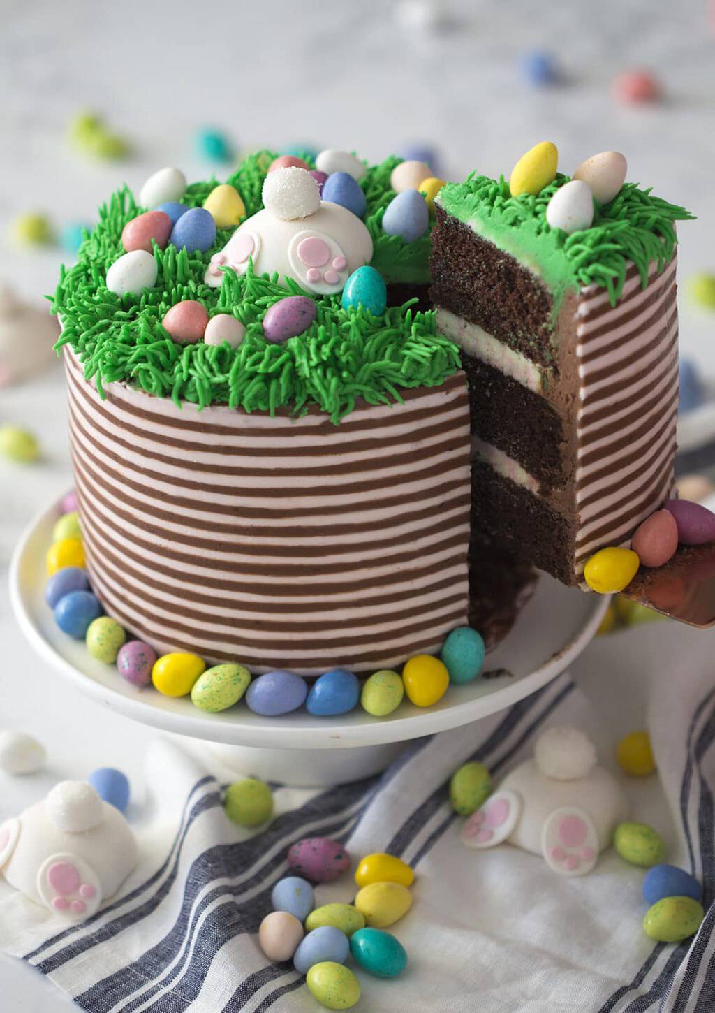 Bunny Butt Easter Cake Preppy Kitchen