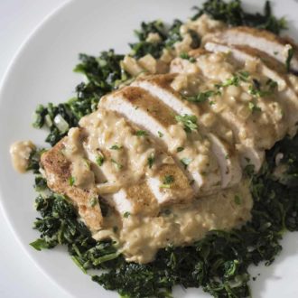 Baked Chicken florentine