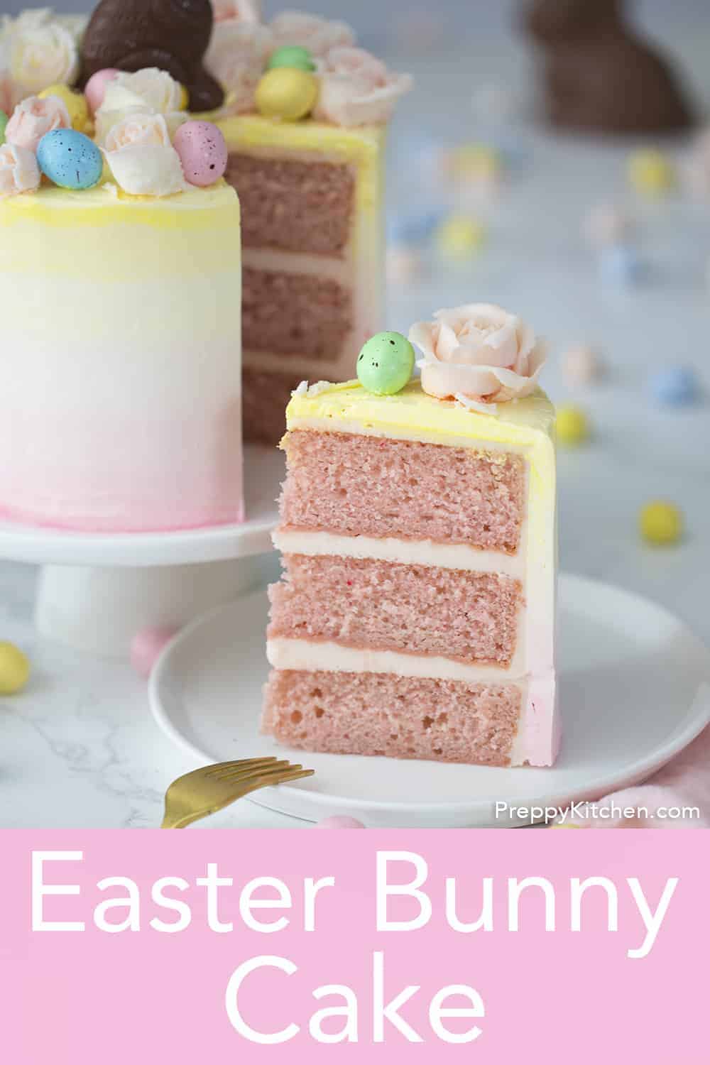 Easter Bunny Cake - Preppy Kitchen