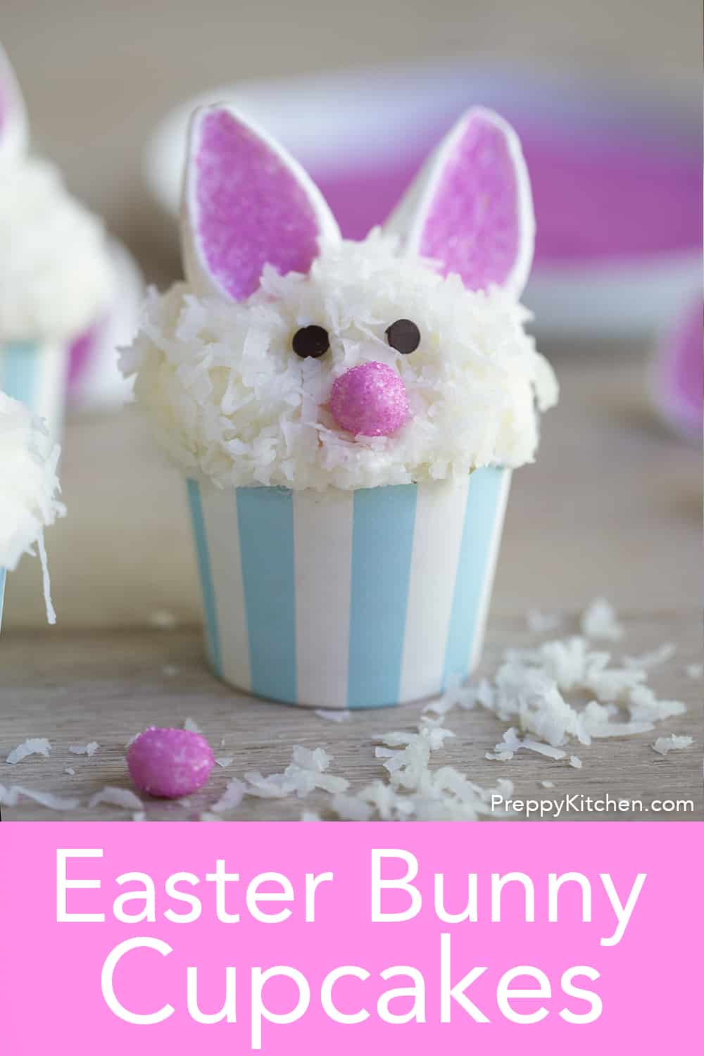 Easter Bunny Cupcakes - Preppy Kitchen
