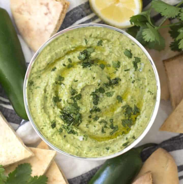 Jalapeño Hummus - Preppy Kitchen