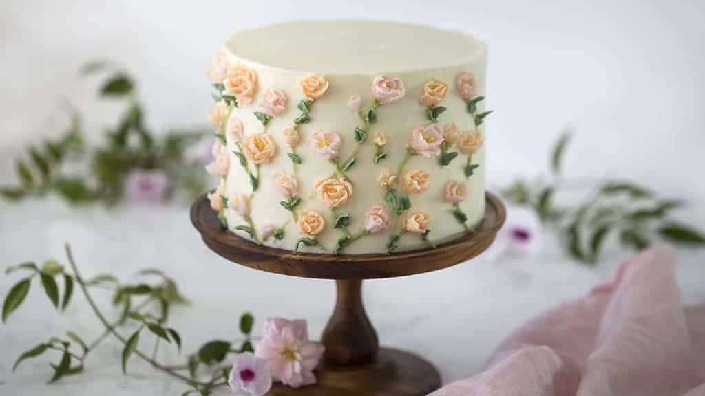 Painted Buttercream Cake