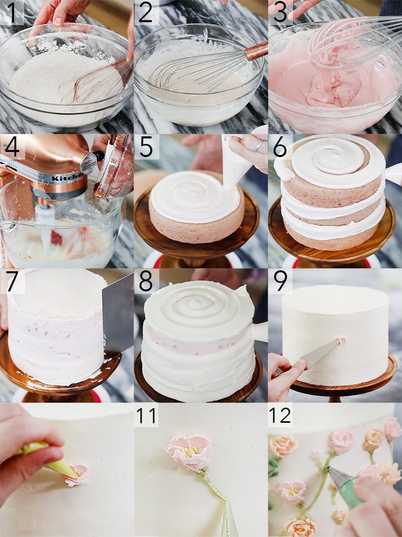 how to make a painted cake