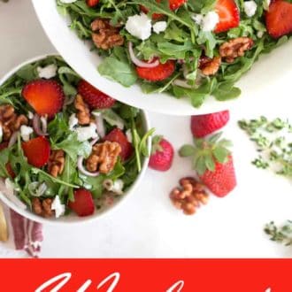 Walnut Strawberry Salad