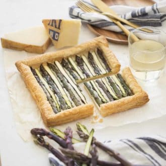 Asparagus tart