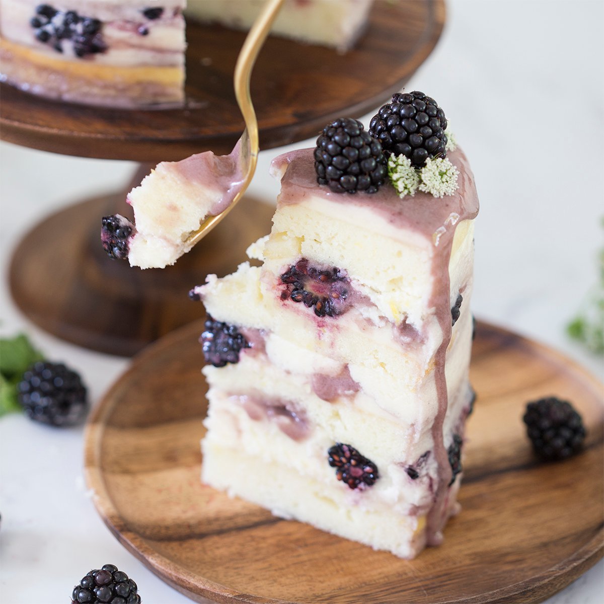 Blackberry Cake Preppy Kitchen
