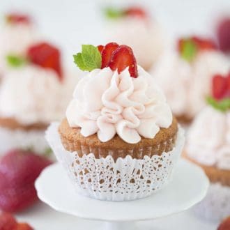 Strawberry Cupcakes