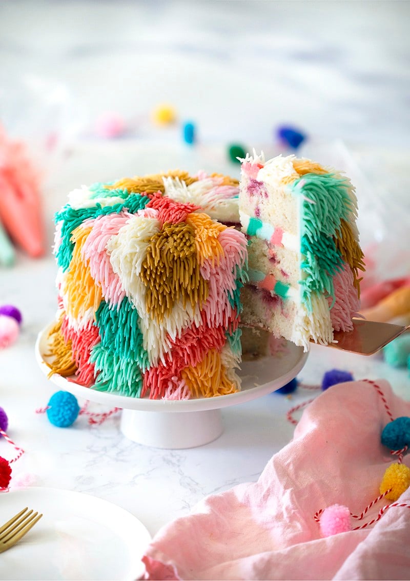 colorful birthday cakes