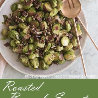 photo of brussels sprouts on a plate