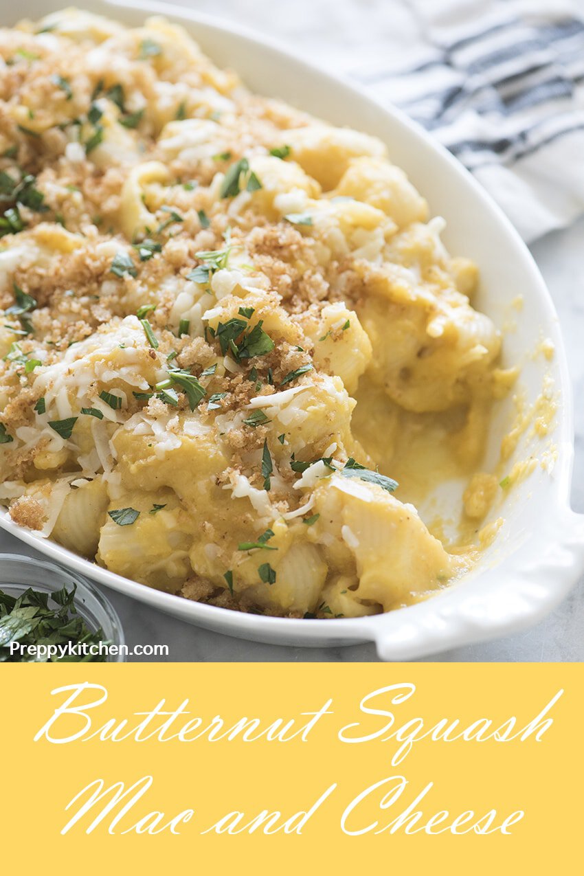 This decadent, gooey mac and cheese is packed with flavor! No one will guess it's made with butternut squash and way healthier than you'd expect the traditional dish.