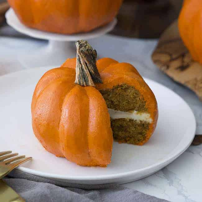 Mini Pumpkin Bundt Cake – Recipe from Yummiest Food Cookbook