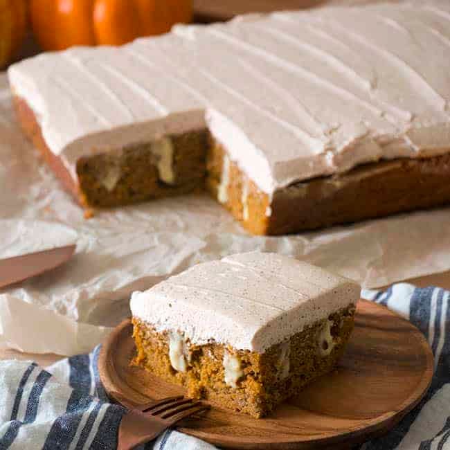 Pumpkin Poke Cake