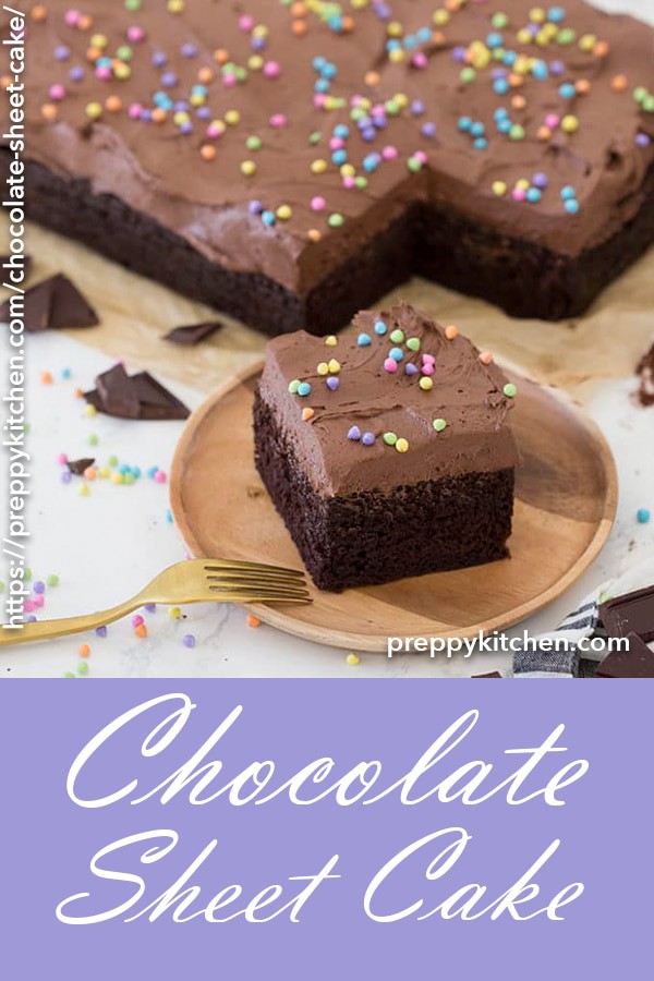 This fluffy, moist, and RICH chocolate cake piled high with fudgey chocolate buttercream is beyond easy to make but it will become a favorite!