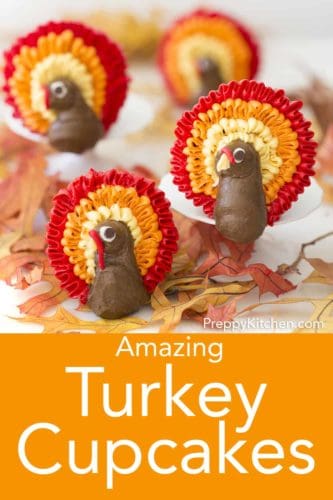 Turkey Cupcakes Preppy Kitchen