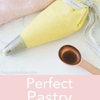 bag of pastry cream