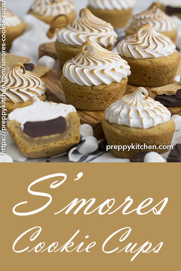 A delicious cinnamon sugar cookie base filled with decadent chocolate ganache topped with a swirl of toasted marshmallow fluff!