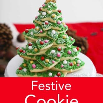 sugar cookie tree with star on top