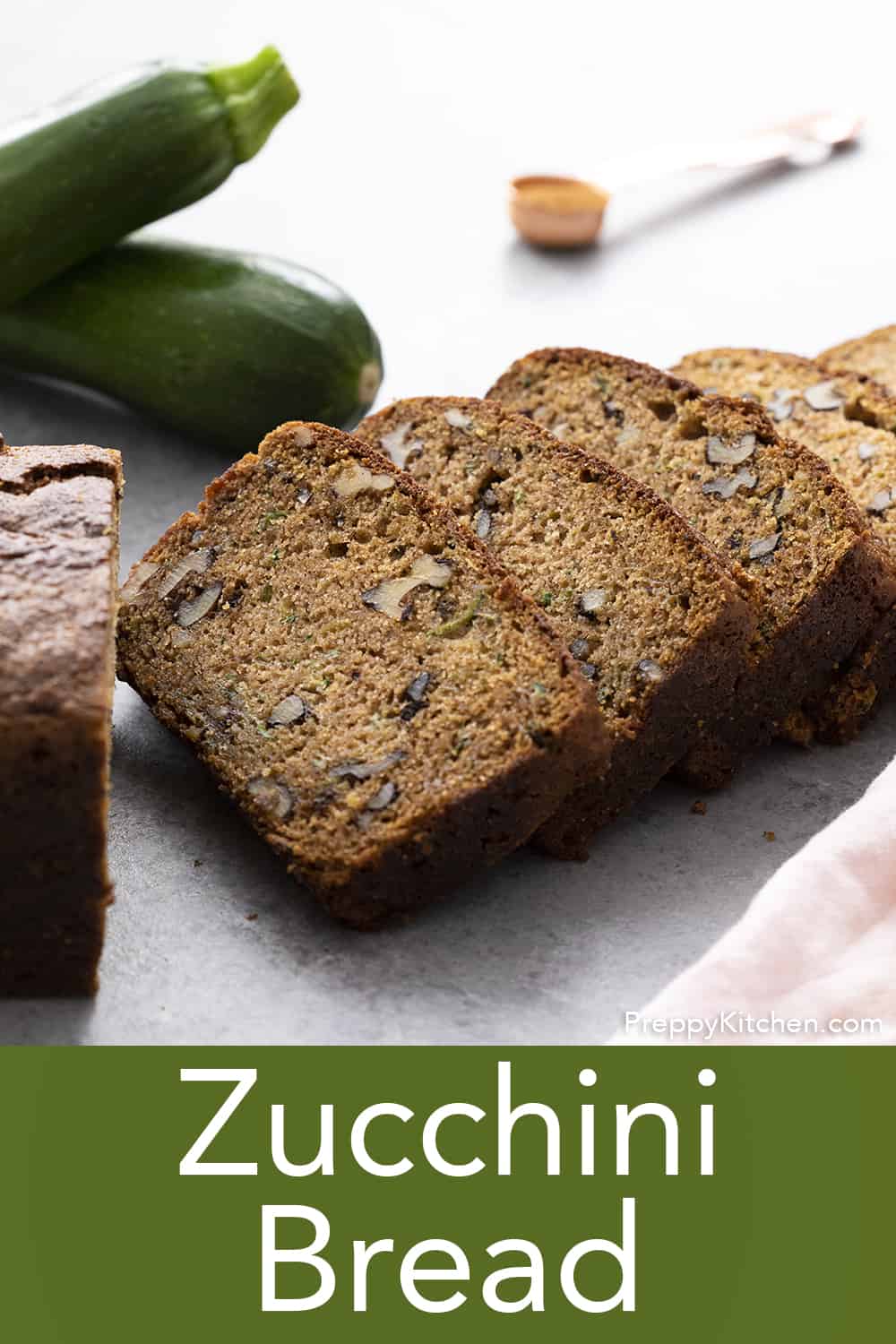Zucchini Bread Recipe Preppy Kitchen