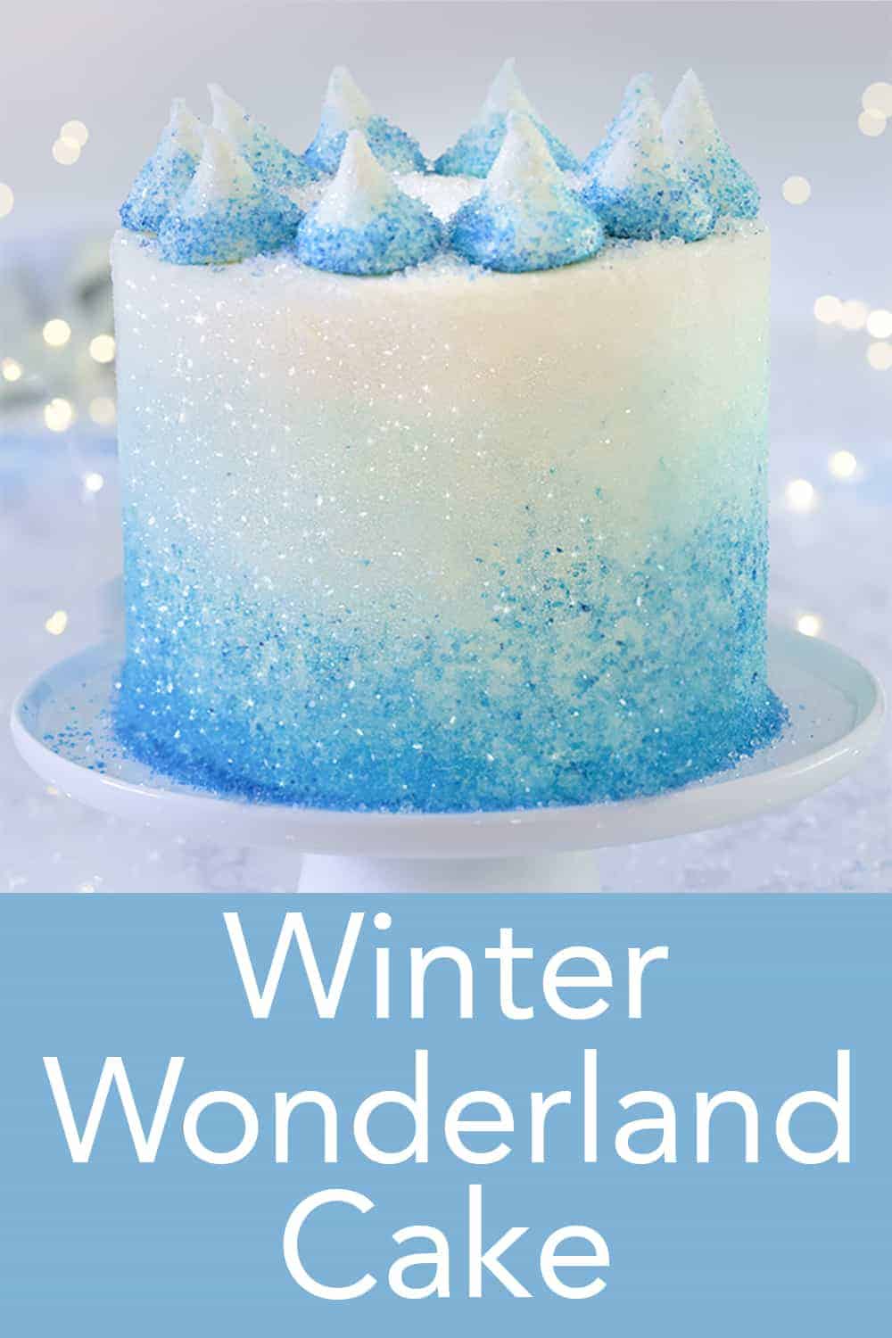 Winter Wonderland White Chocolate Cake - Preppy Kitchen