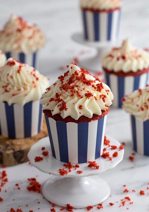 Red Velvet Cupcakes - Preppy