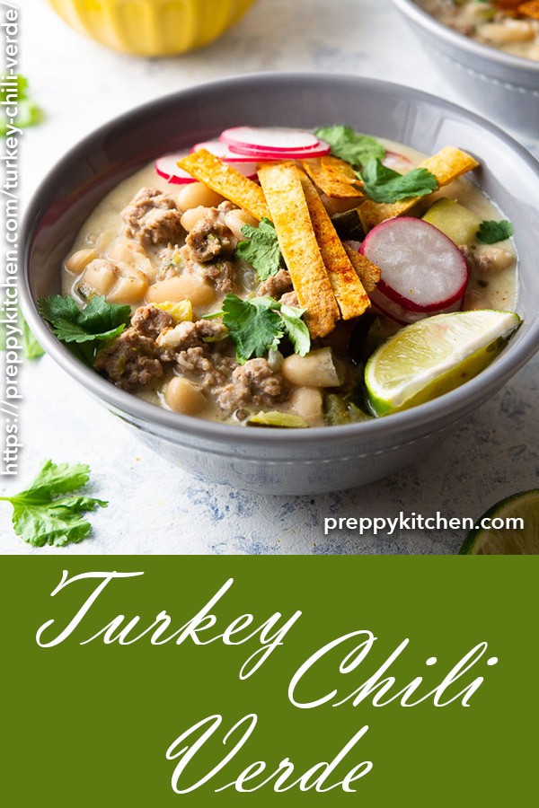 Turkey Chili Verde - Preppy Kitchen