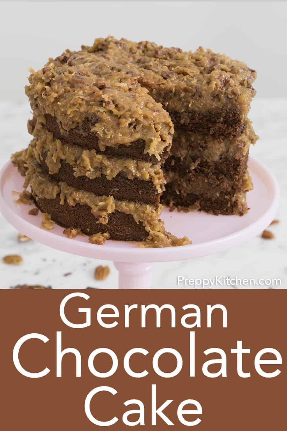 German Chocolate Cake - Preppy Kitchen