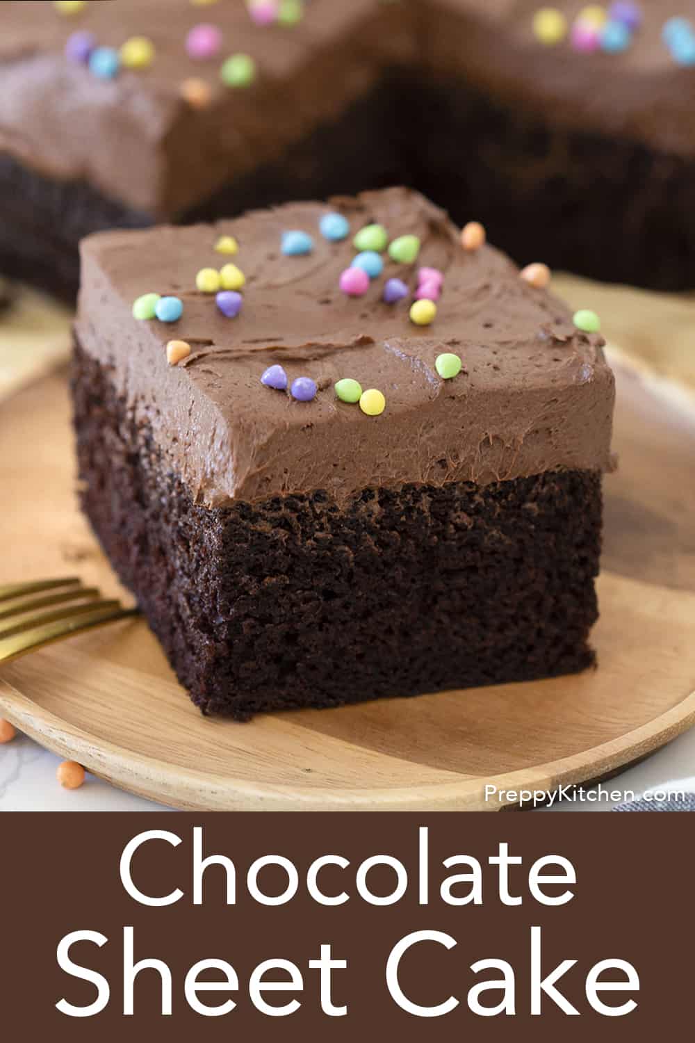 Chocolate Sheet Cake Preppy Kitchen