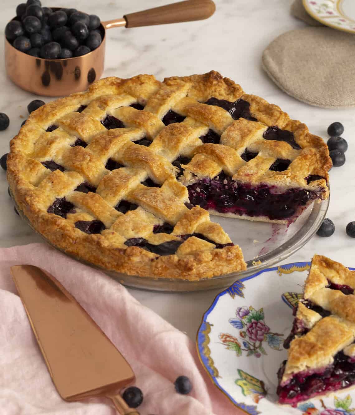 Homemade Blueberry Pie Preppy Kitchen