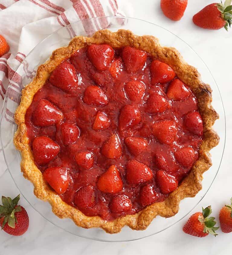 Fresh Strawberry Pie - Preppy Kitchen