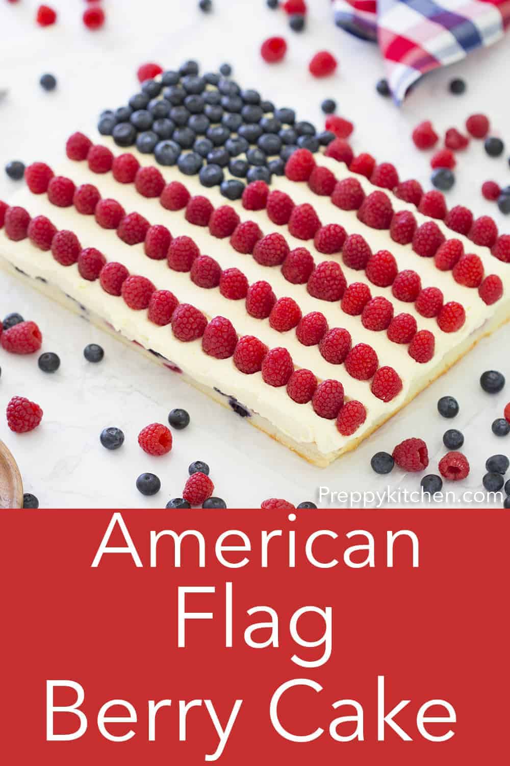 American Flag Cake - Preppy Kitchen