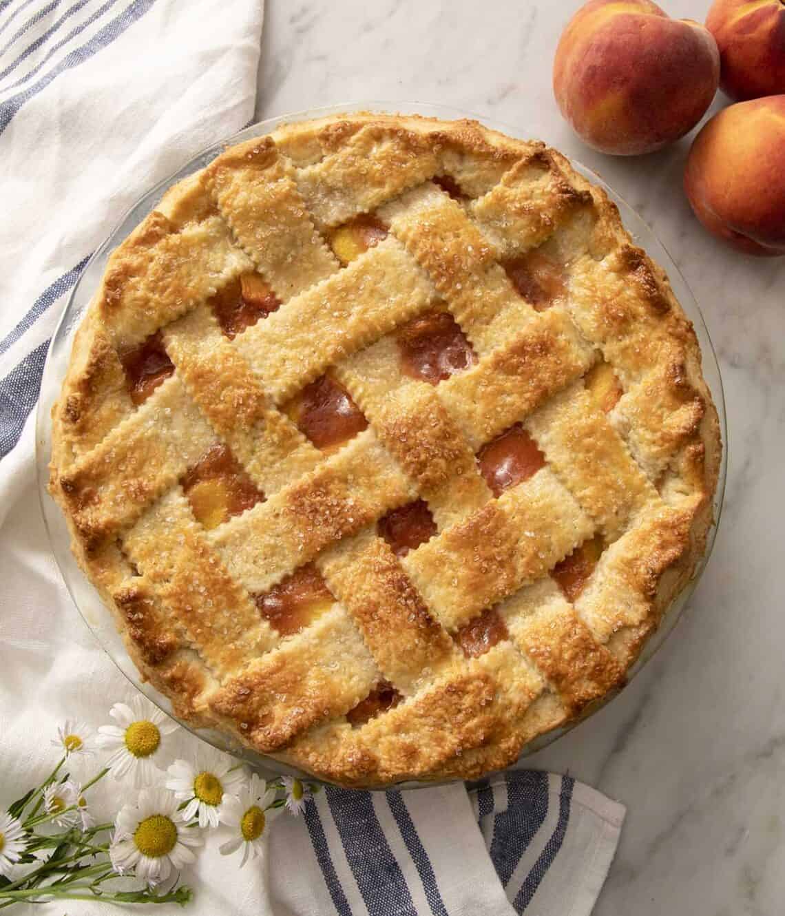 Perfect Peach Pie Recipe Preppy Kitchen
