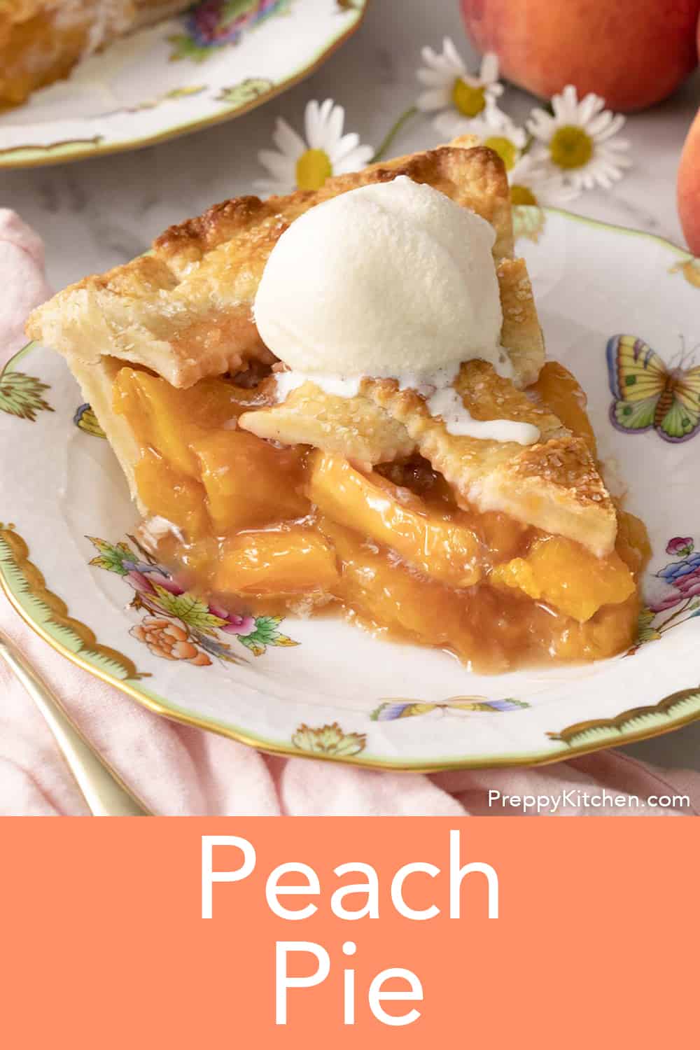 Peach Pie Recipe - Preppy Kitchen