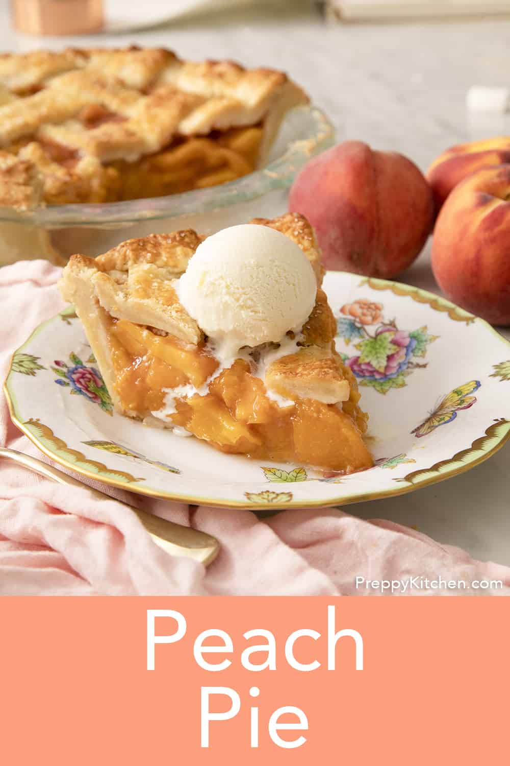 Perfect Peach Pie Recipe Preppy Kitchen