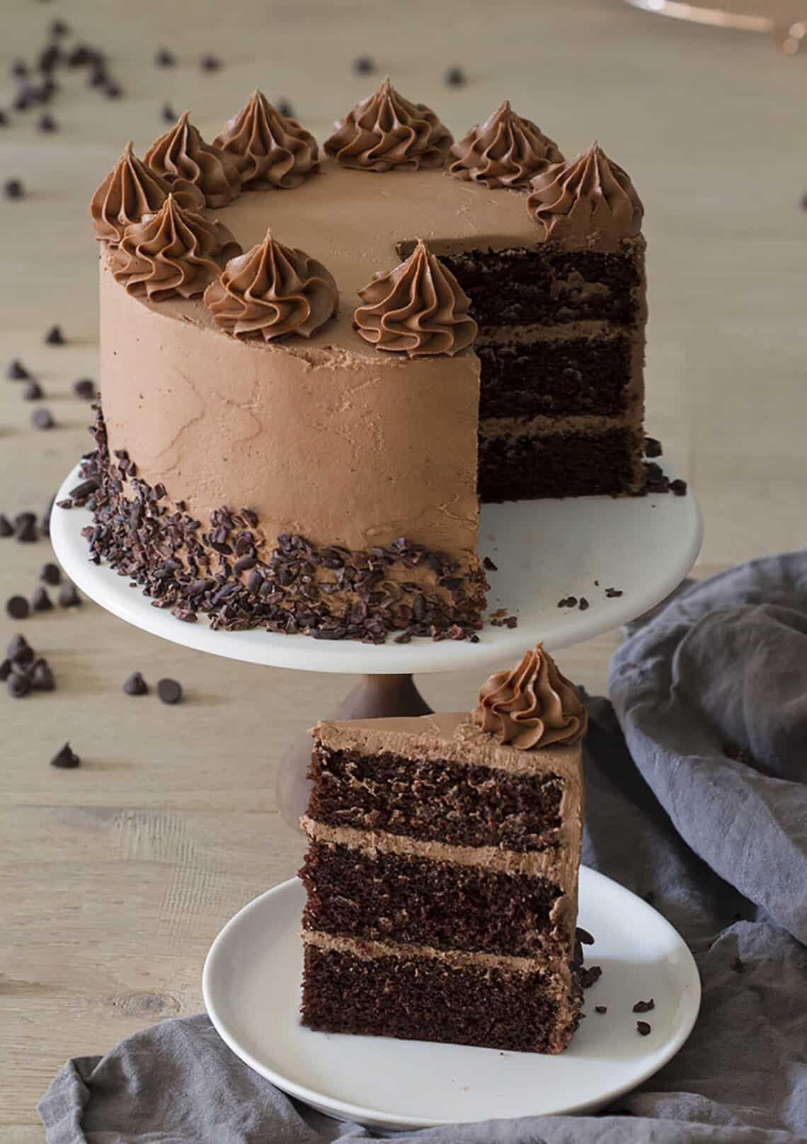 gourmet chocolate cake