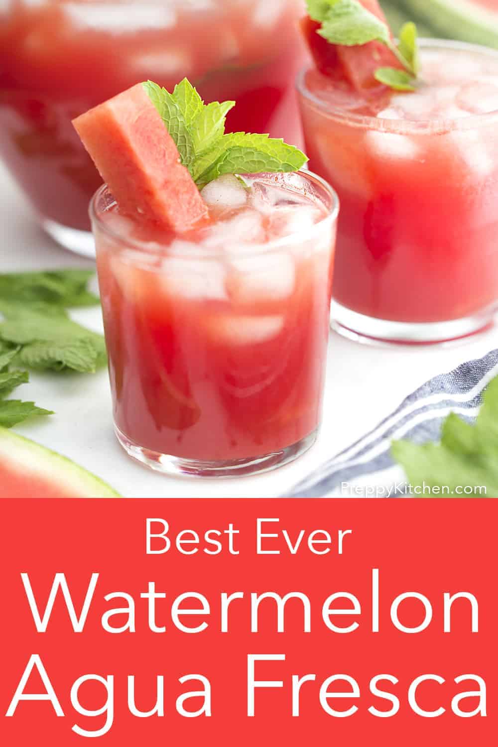 Watermelon Agua Fresca Preppy Kitchen