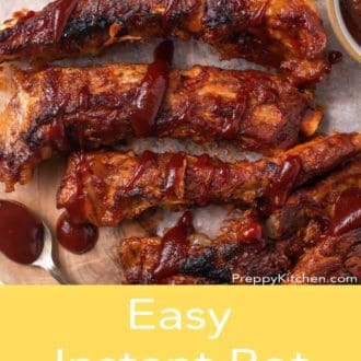instant pot spare ribs witch barbecue sauce