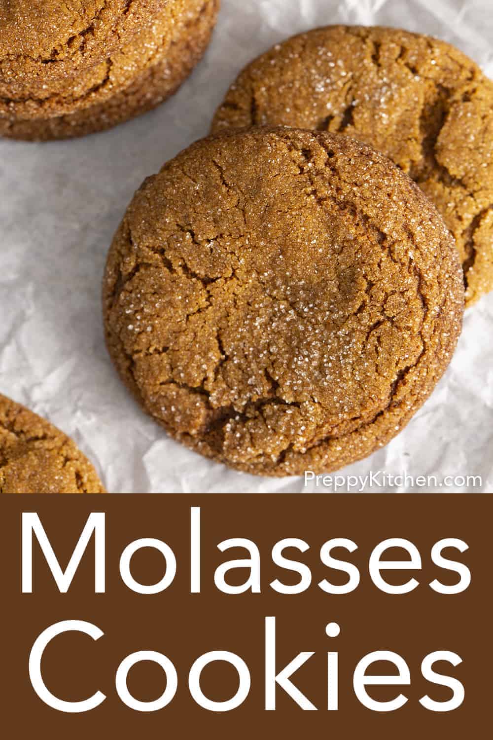 Molasses Cookies - Preppy Kitchen