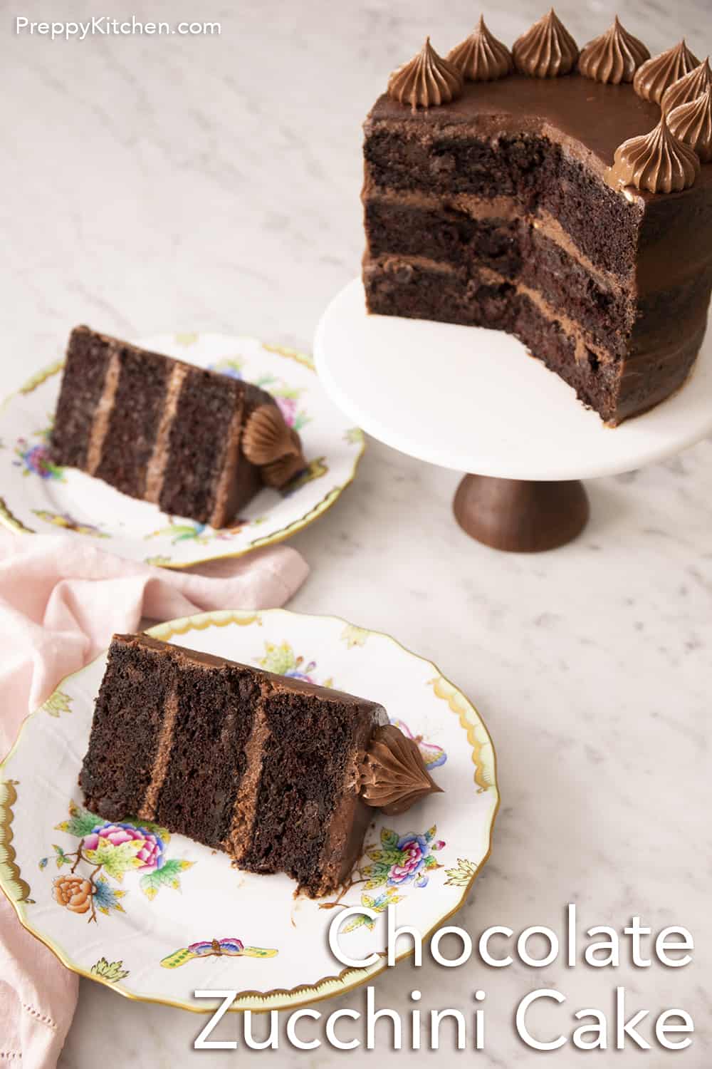 Chocolate Zucchini Cake - Preppy Kitchen