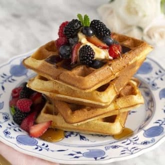 Belgian Waffles - Preppy Kitchen