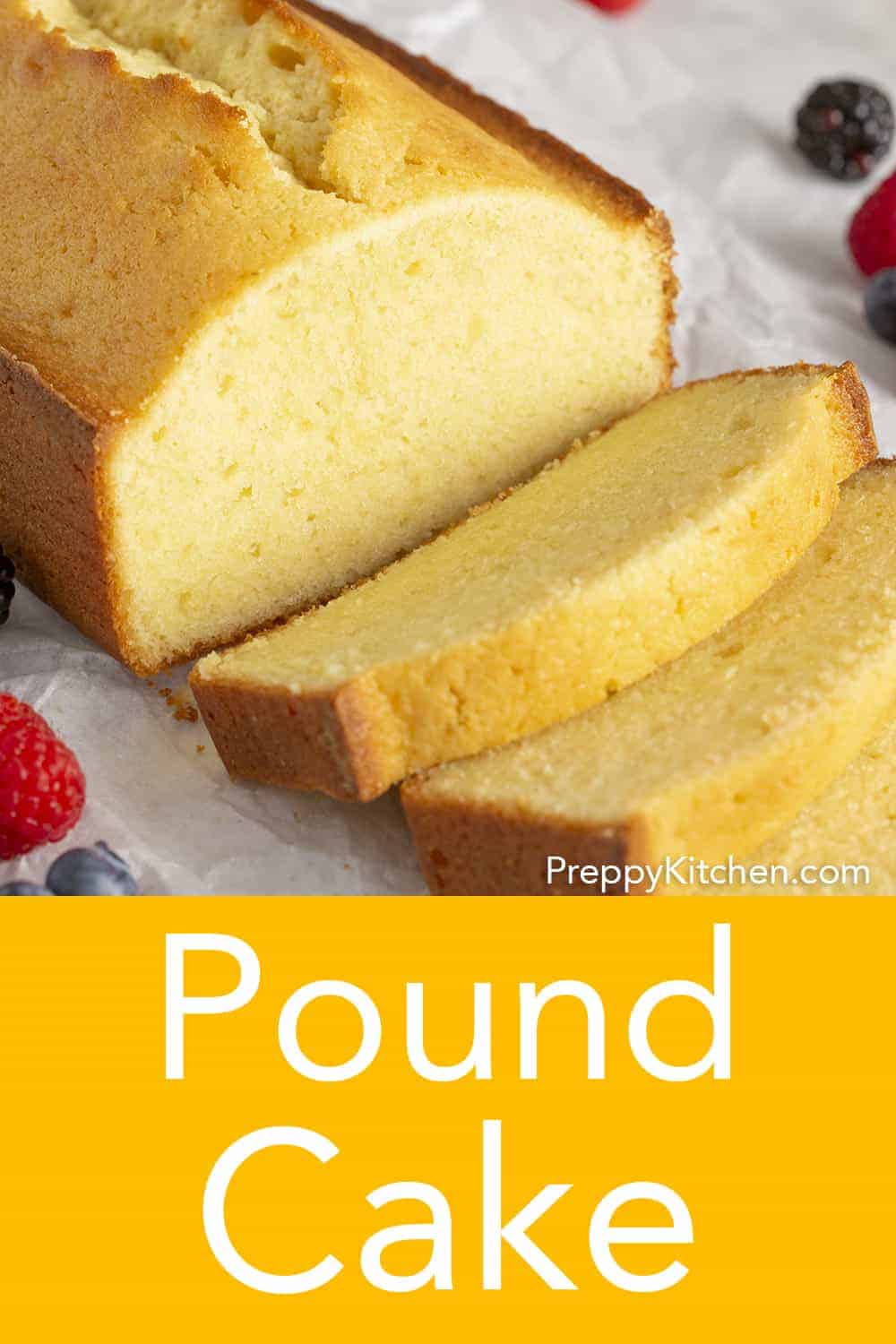 The Best Pound Cake - Preppy Kitchen