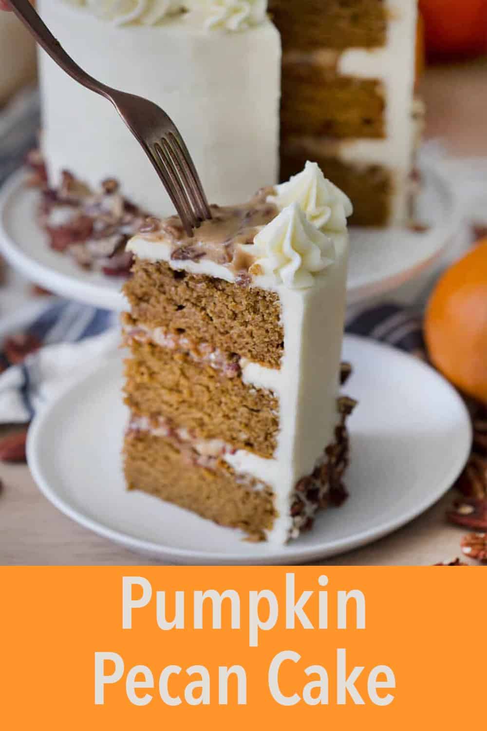 Pumpkin Pecan Cake - Preppy Kitchen