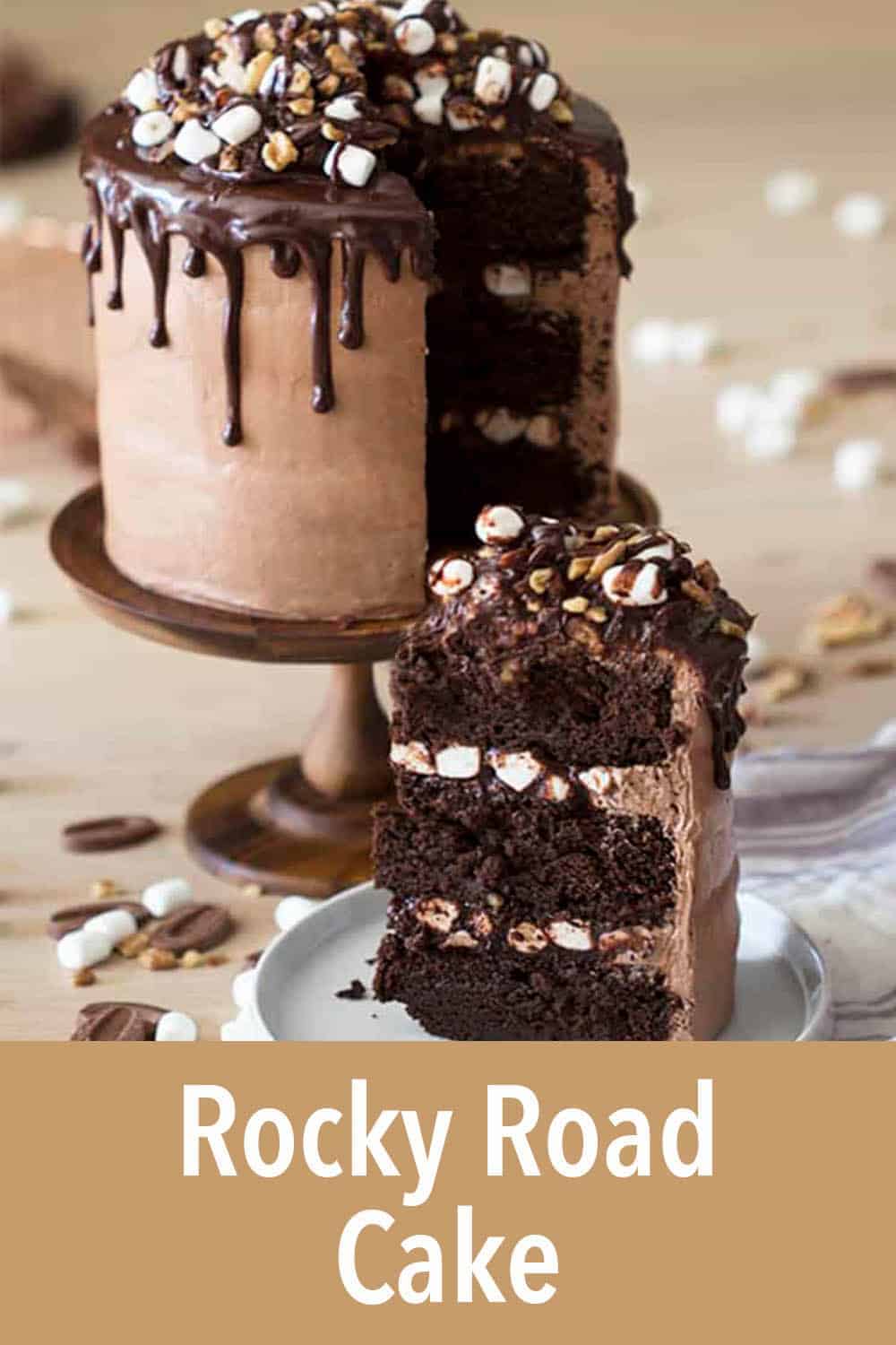 Rocky Road Cake Preppy Kitchen