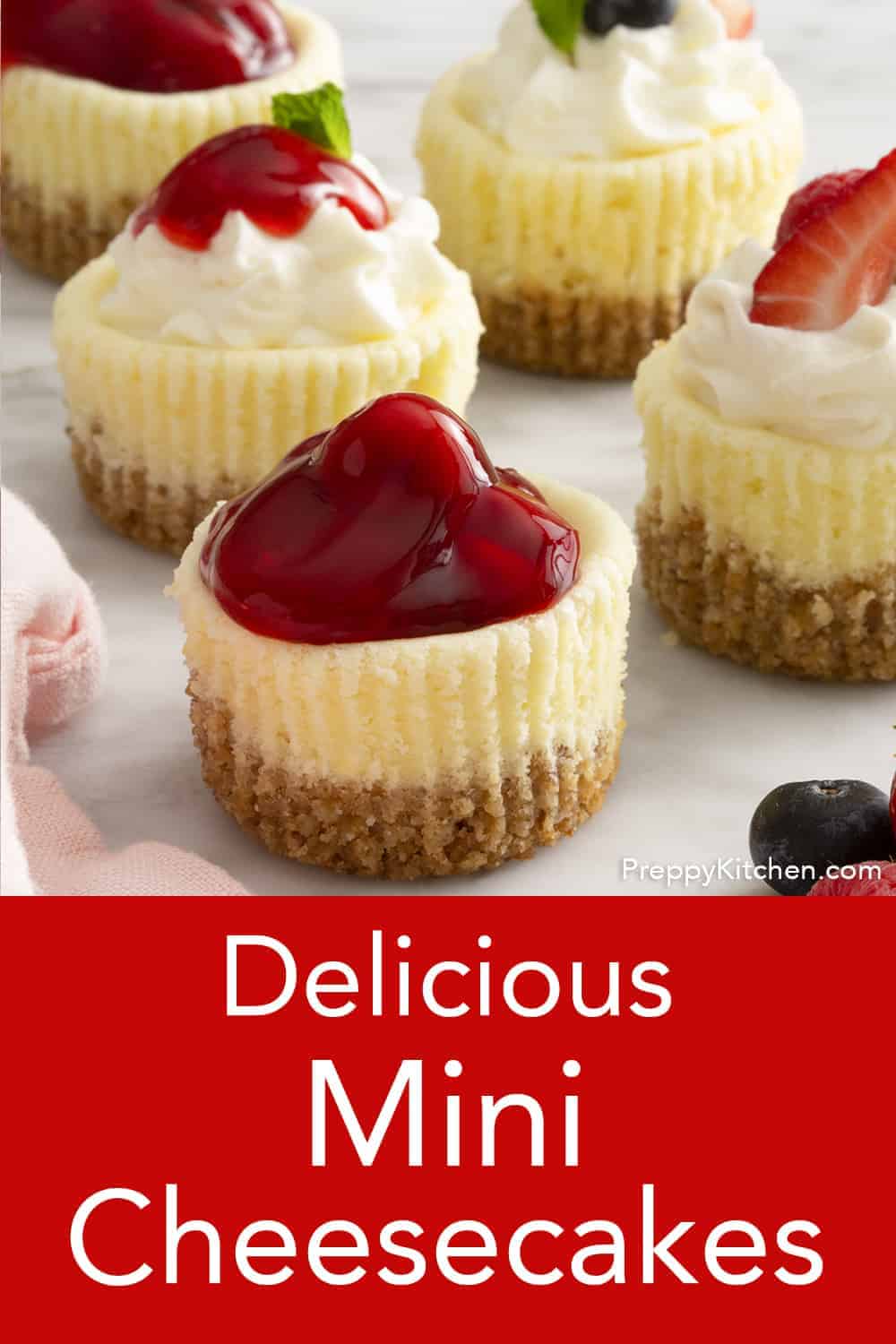 Mini Cheesecakes - Preppy Kitchen