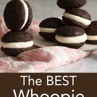 stacked whoopie pies