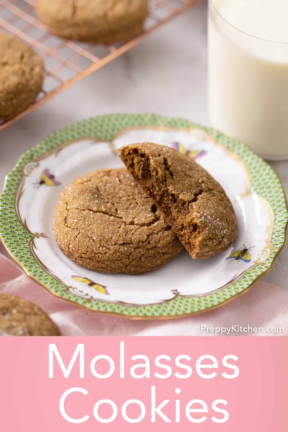 Molasses Cookies Preppy Kitchen