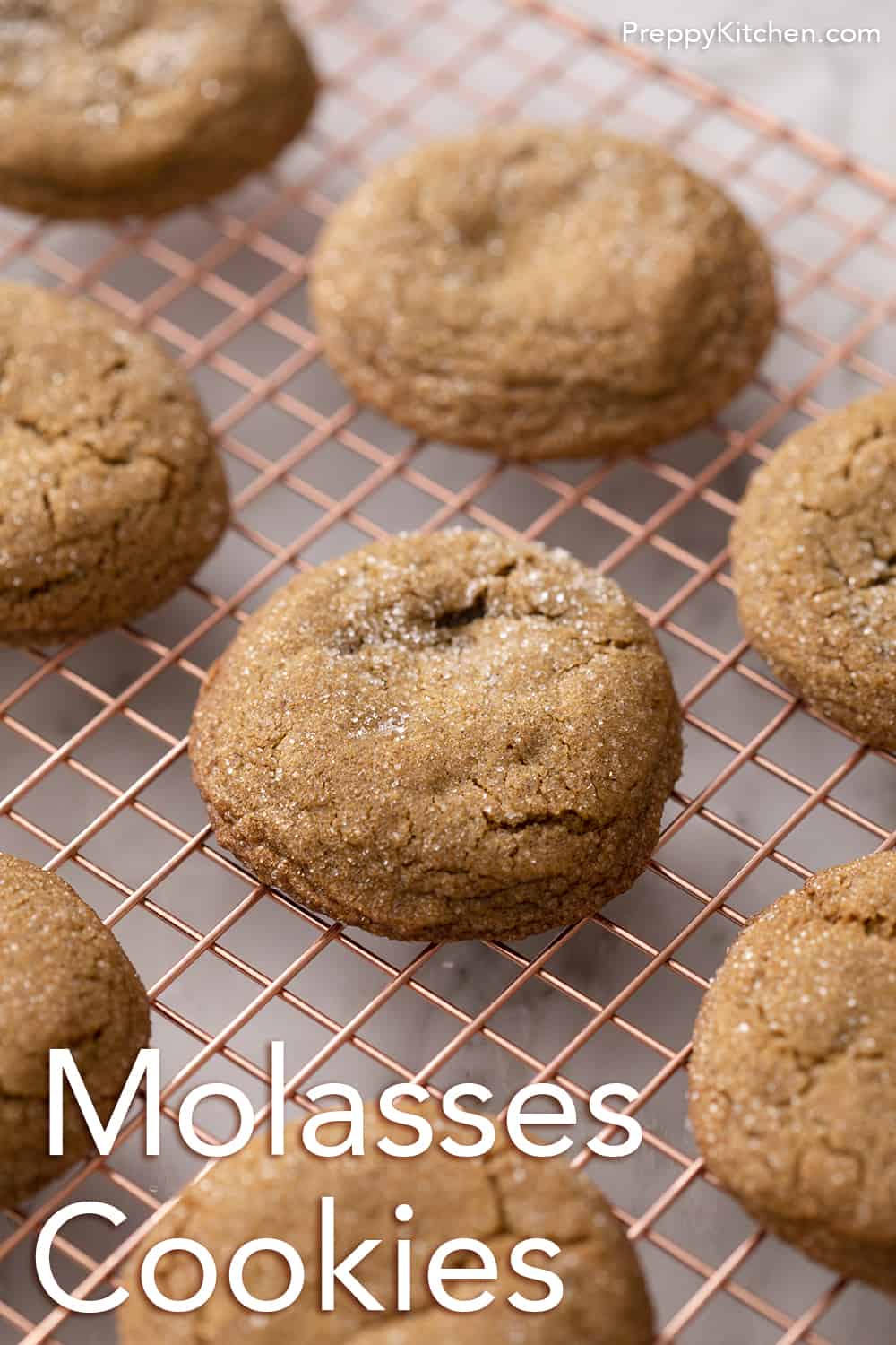 Molasses Cookies - Preppy Kitchen